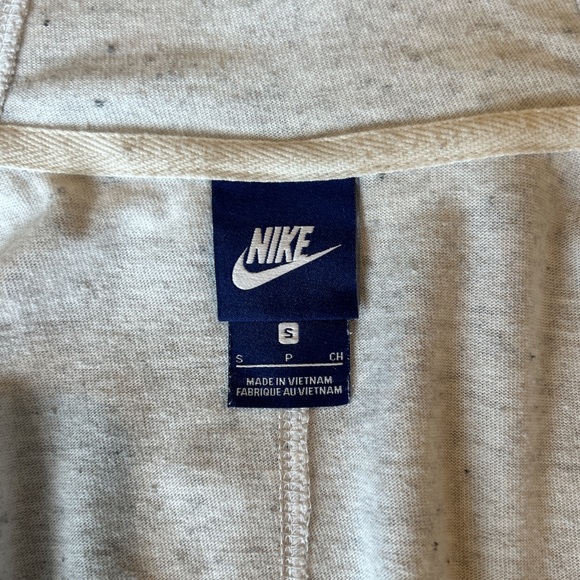 NIKE Full-Zip Lightweight Hooded Jacket Sweatshirt SIZE SMALL White - Picture 5 of 7